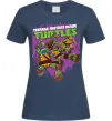 Жіноча футболка Ninja turtles art Темно-синій фото