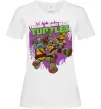 Жіноча футболка Ninja turtles art Білий фото