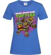 Жіноча футболка Ninja turtles art Яскраво-синій фото