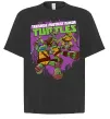 Футболка Оверсайз Ninja turtles art Чорний фото