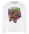 Свитшот Ninja turtles art Белый Свитшот Ninja turtles art Белый фото