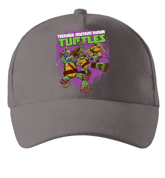 Кепка Ninja turtles art Серый фото