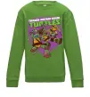 Дитячий світшот Ninja turtles art Лаймовий фото