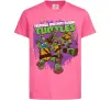 Дитяча футболка Ninja turtles art Яскраво-рожевий Дитяча футболка Ninja turtles art Яскраво-рожевий фото