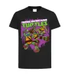 Детская футболка Ninja turtles art Черный фото