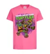 Детская футболка Ninja turtles art Ярко-розовый фото