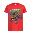 Детская футболка Ninja turtles art Красный фото