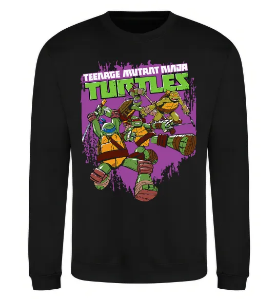 Свитшот Ninja turtles art Черный фото