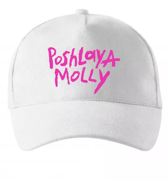 Кепка Poshlaya Molly logo Белый фото