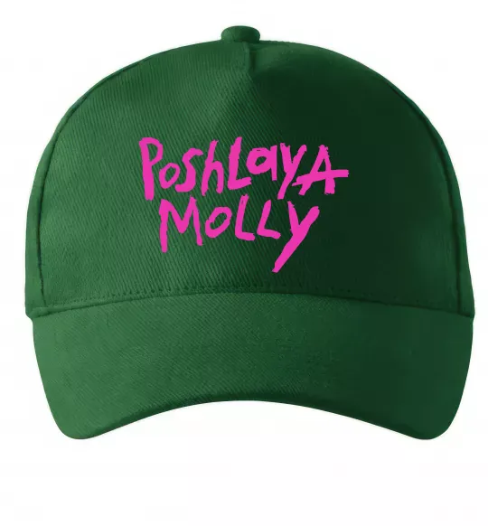 Кепка Poshlaya Molly logo Темно-зеленый фото
