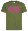 Чоловіча футболка Poshlaya Molly logo Оливковий фото