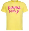 Чоловіча футболка Poshlaya Molly logo Лимонний фото