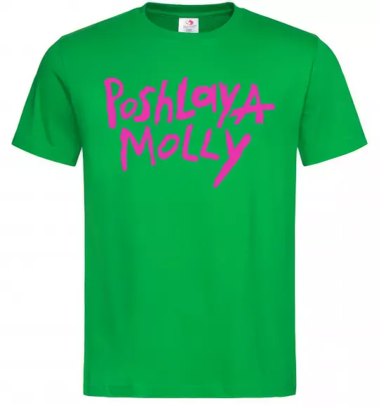 Чоловіча футболка Poshlaya Molly logo Зелений фото