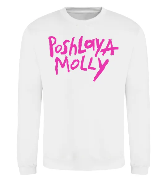 Світшот Poshlaya Molly logo Білий фото