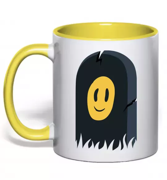 Чашка с цветной ручкой Пошлая Моллі обкладинка альбому Солнечно желтый фото