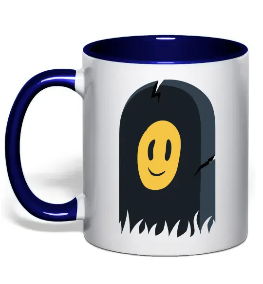 Чашка с цветной ручкой Пошлая Моллі обкладинка альбому Глубокий темно-синий фото