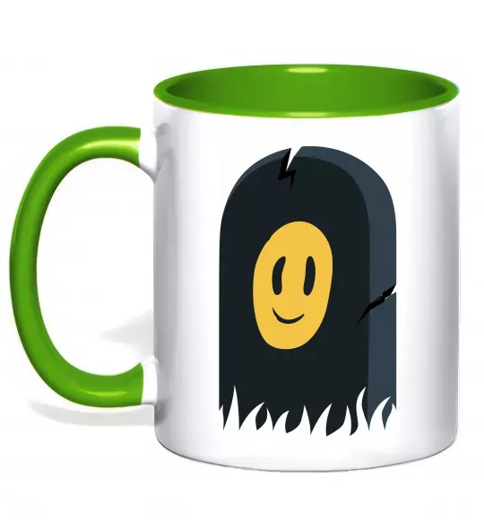 Чашка с цветной ручкой Пошлая Моллі обкладинка альбому Зеленый фото