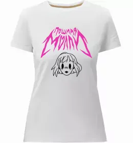 Женская премиум футболка Пошлая Молли Белый фото