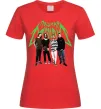 Женская футболка Пошлая Моллі гурт Красный фото