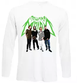 Лонгслив Пошлая Молли Белый фото