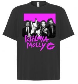 Футболка Оверсайз Poshlaya Molly band pink