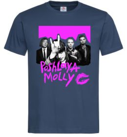 Мужская футболка Poshlaya Molly band pink