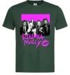 Мужская футболка Poshlaya Molly band pink Темно-зеленый фото
