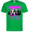 Мужская футболка Poshlaya Molly band pink Зеленый фото