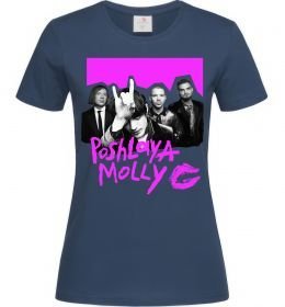 Женская футболка Poshlaya Molly band pink