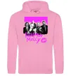 Чоловіча толстовка (худі) Poshlaya Molly band pink Рожевий фото