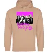 Жіноча толстовка (худі) Poshlaya Molly band pink Пісочний фото