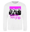Світшот Poshlaya Molly band pink Білий фото