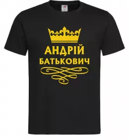 Мужская футболка Андрій Батькович Черный фото