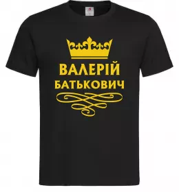 Мужская футболка Валерій Батькович Черный фото