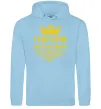Чоловіча толстовка (худі) Григорій Батькович Блакитний фото