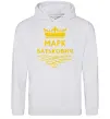 Чоловіча толстовка (худі) Марк Батькович Сірий меланж фото