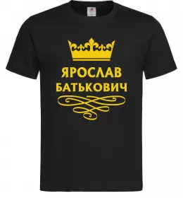 Мужская футболка Ярослав Батькович Черный фото