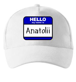Кепка Hello my name is Anatolii