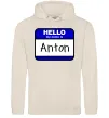 Мужская толстовка (худи) Hello my name is Anton Таш Мужская толстовка (худи) Hello my name is Anton Таш фото