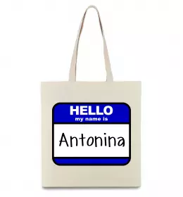 Эко-сумка Антоніна будь як голуб Бежевый фото