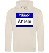 Чоловіча толстовка (худі) Hello my name is Artem Таш Чоловіча толстовка (худі) Hello my name is Artem Таш фото