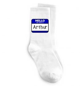 Носки Hello my name is Arthur