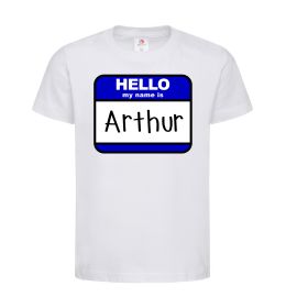 Детская футболка Hello my name is Arthur
