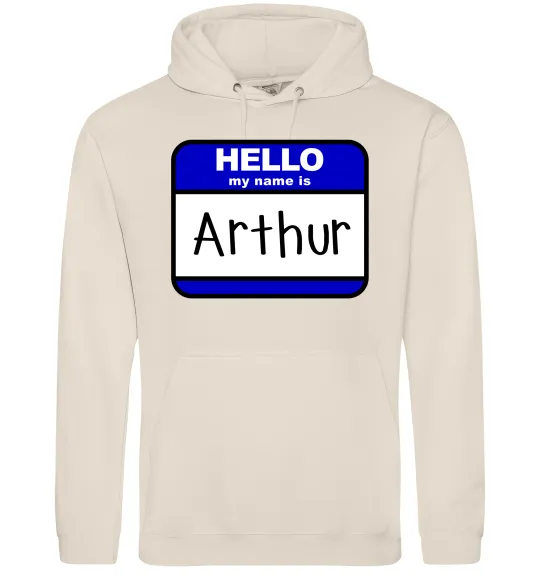 Чоловіча толстовка (худі) Hello my name is Arthur Таш фото