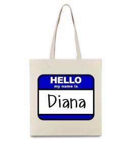 Эко-сумка Hello my name is Diana