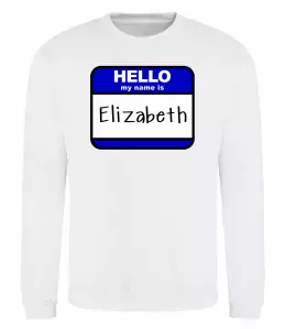 Свитшот Погану людину Єлизаветою не назвуть Черный фото Свитшот Погану людину Єлизаветою не назвуть Черный фото