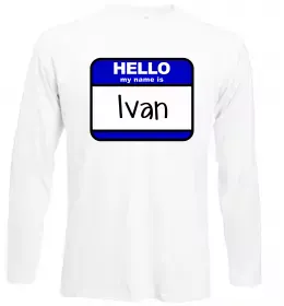 Лонгслив Ivan the myth the legend Черный фото