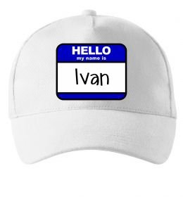 Кепка Hello my name is Ivan