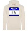 Женская толстовка (худи) Hello my name is Lily Таш Женская толстовка (худи) Hello my name is Lily Таш фото