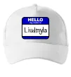 Кепка My name is Lyudmila Белый фото